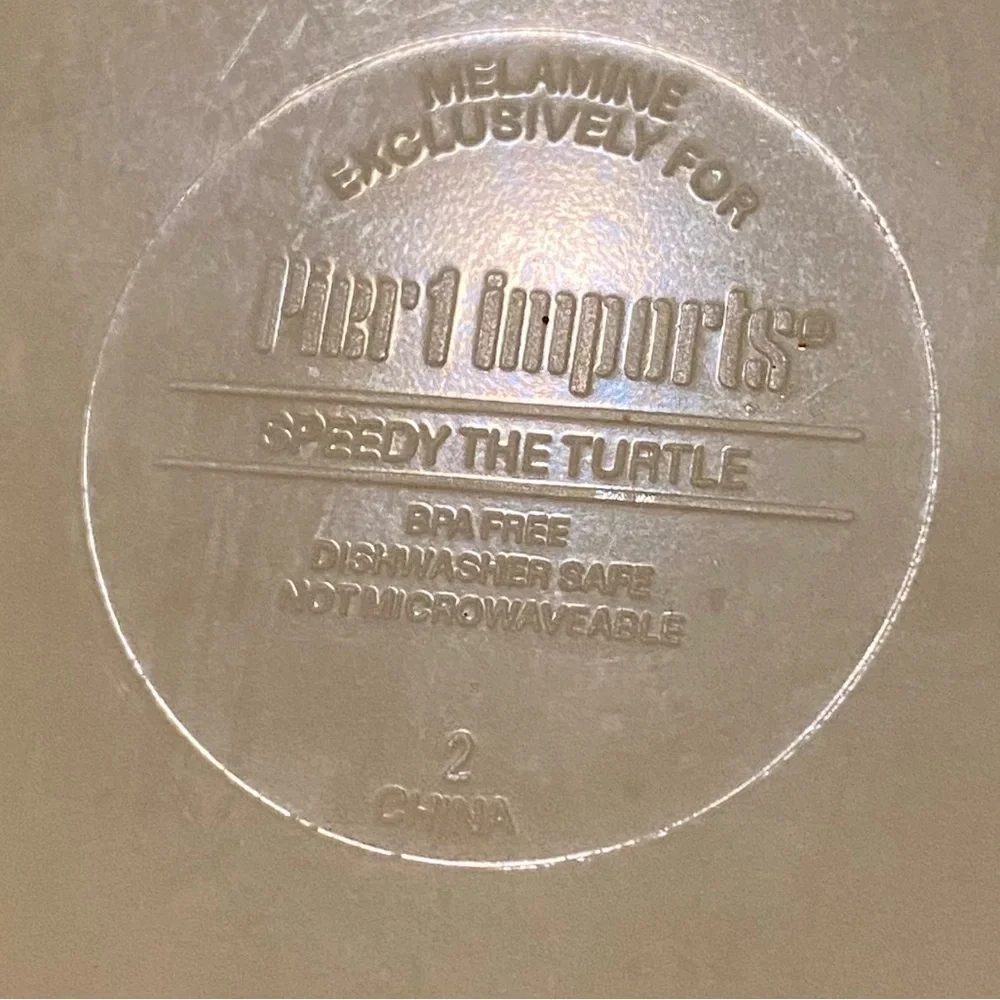 50%offw❤️ Pier 1 Speedy the Turtle Collection Melamine Appetizer Plates